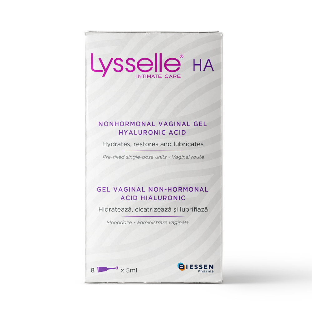 Lysselle HA gel vaginal nonhormonal, 5 ml, 8 monodoze, Biessen Pharma