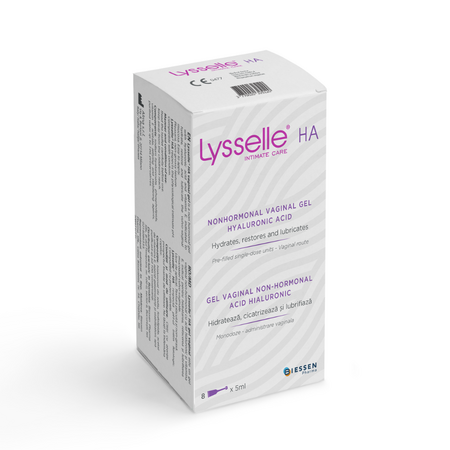 Lysselle HA gel vaginal nonhormonal, 5 ml, 8 monodoze, Biessen Pharma 667555