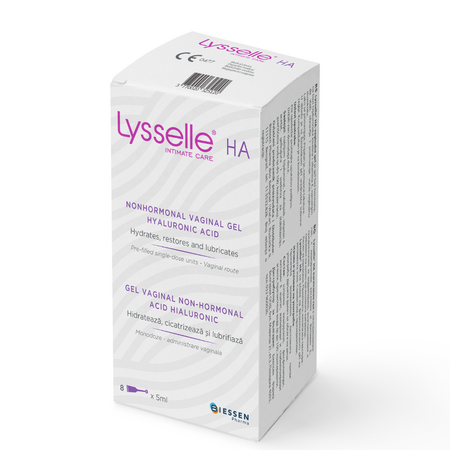 Lysselle HA gel vaginal nonhormonal, 5 ml, 8 monodoze, Biessen Pharma 667554