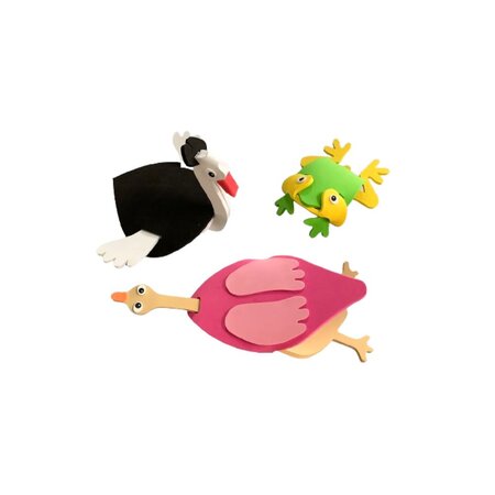 Jucarie de baie din spuma Animale, ratusca, lebeda, broasca, Babygreat