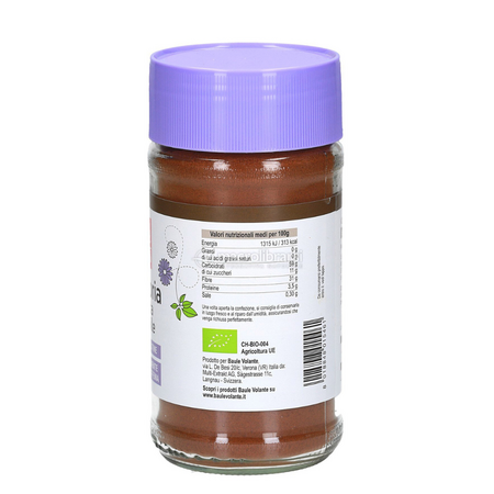 Cicoare Bio solubila prajita, fara gluten, fara cofeina, 100 g, Baule Volante 667828