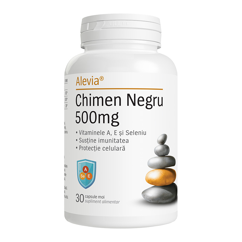 Chimen Negru, 500 mg, 30 capsule, Alevia