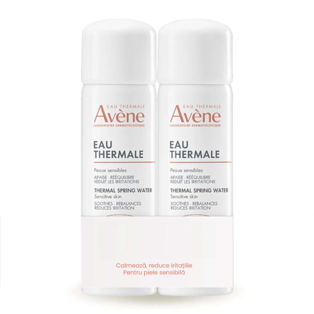 Pachet Apa termala spray, 2x50 ml, Avene