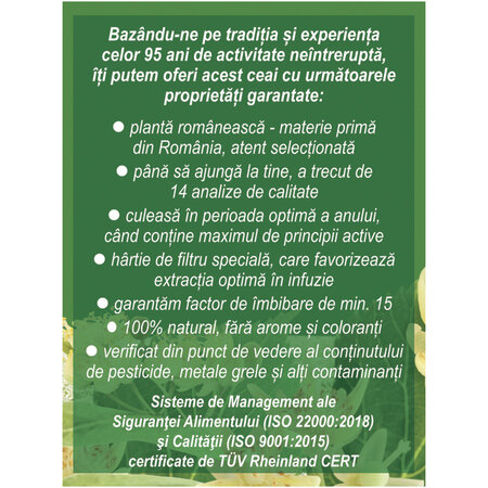 Ceai de Tei, 20 plicuri, Fares 723170