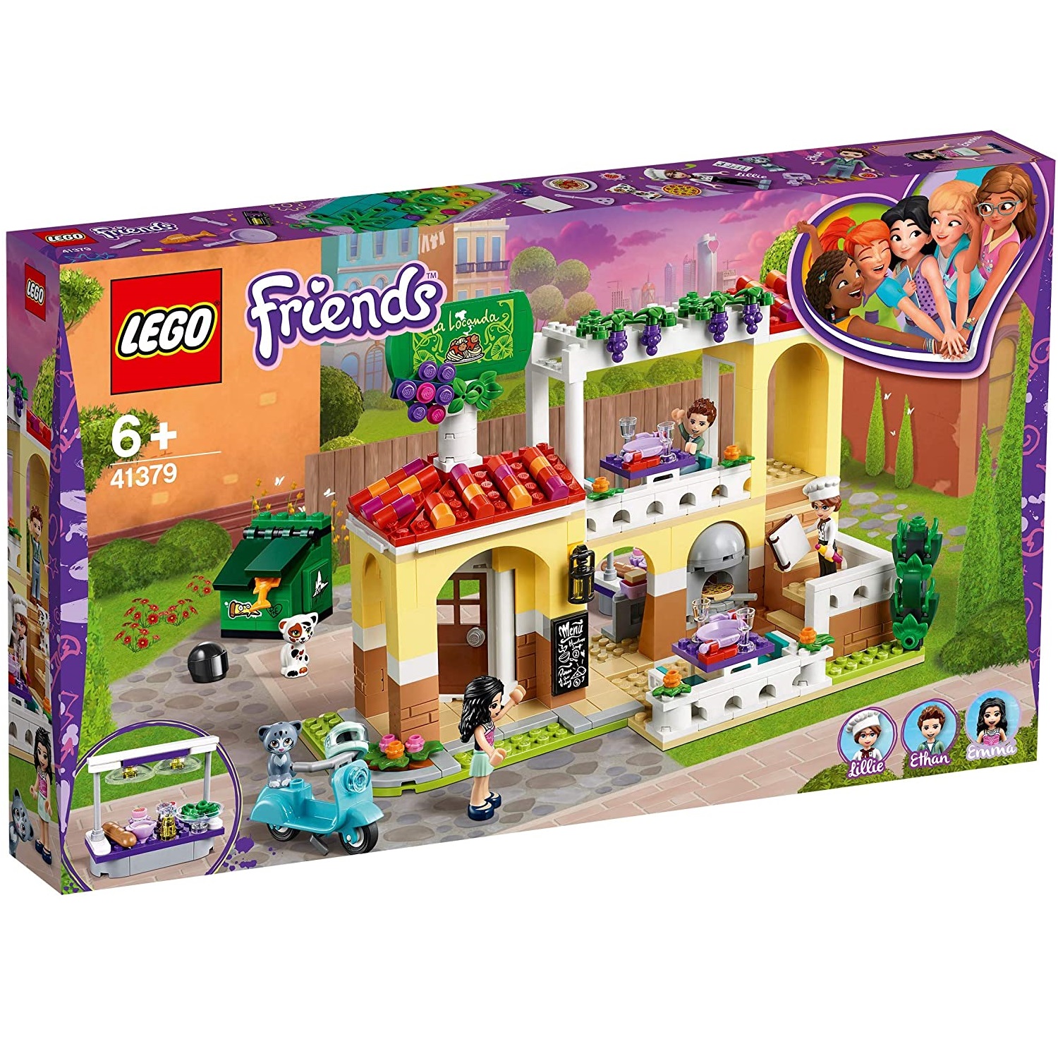 Restaurantul din Orasul Heartlake Lego Friends, +6 ani, 41379, Lego