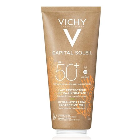 Lapte pentru protectie solara SPF 50+ Capital Soleil, 200 ml, Vichy