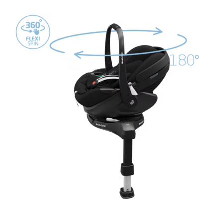 Scoica auto Pebble 360 Pro2, 40 - 87 cm, Twillic Black, Maxi Cosi 669019