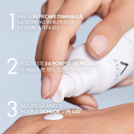Fluid pentru protectie solara cu actiune impotriva foto-imbatranirii tenului SPF50+ Capital Soleil, 40 ml, Vichy 793558