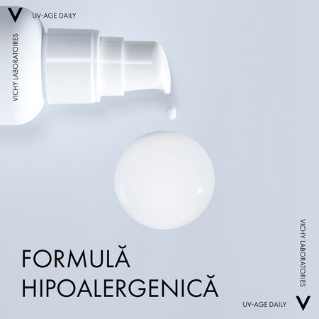 Fluid pentru protectie solara cu actiune impotriva foto-imbatranirii tenului SPF50+ Capital Soleil, 40 ml, Vichy 559542