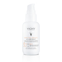Fluid pentru protectie solara cu actiune impotriva foto-imbatranirii tenului SPF50+ Capital Soleil, 40 ml, Vichy