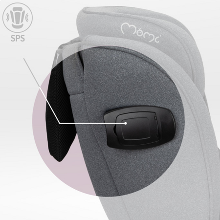 Scaun auto I-Size Rear Facing Emi, 40-150 cm Emi, Grey, Momi 669725