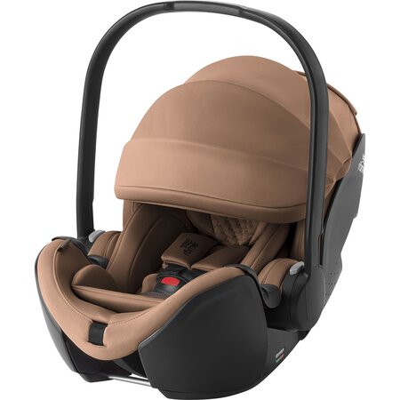 Scoica auto Baby Safe Pro cu Baza Isofix Vario 5Z inclusa, 40-85 cm, Warm Caramel, Britax 669258