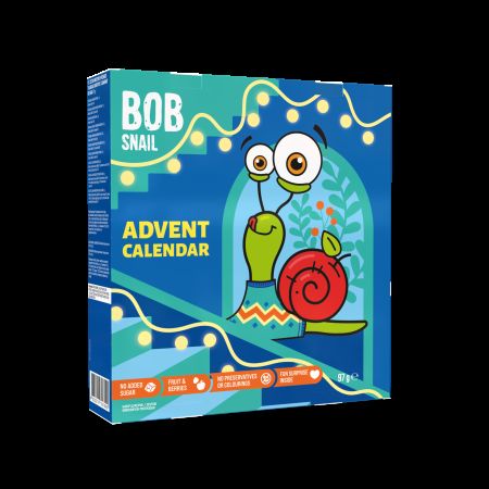 Calendar Advent cu gustari naturale si jucarii, Bob Snail