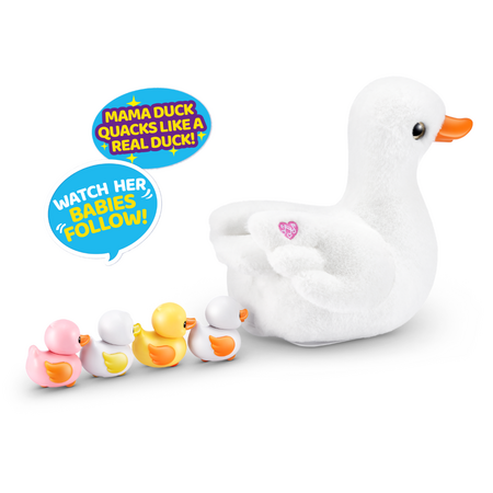 Jucarie de plus interactiva Mama Rata si Bobocii sai, +3 ani, Pets Alive 669626