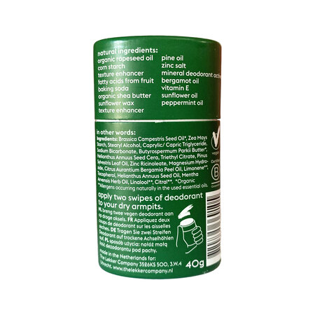 Deodorant natural stick Woodland Be Active, 40 g, Lekker 669758