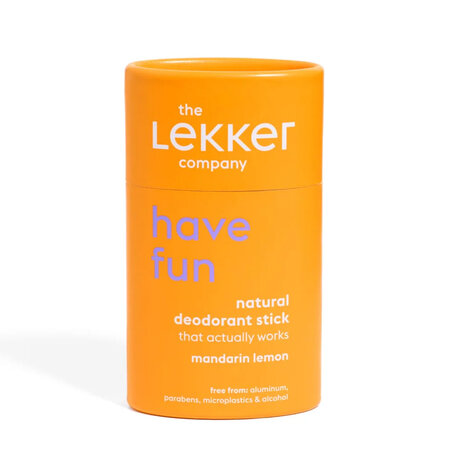 Deodorant natural stick mandarina si lamaie, 40 g, Lekker
