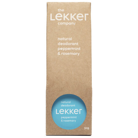 Deodorant natural crema menta si rozmarin, 30 g, Lekker 669786