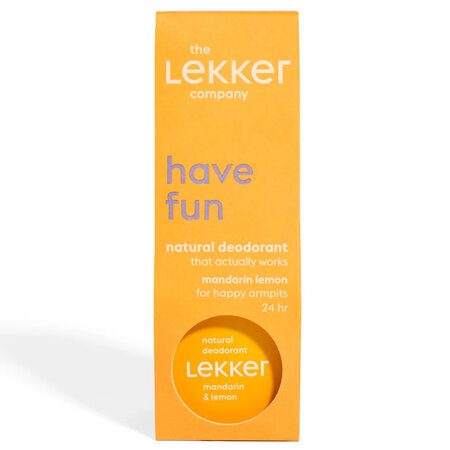 Deodorant natural crema mandarina si lamaie, 30 g, Lekker 669799