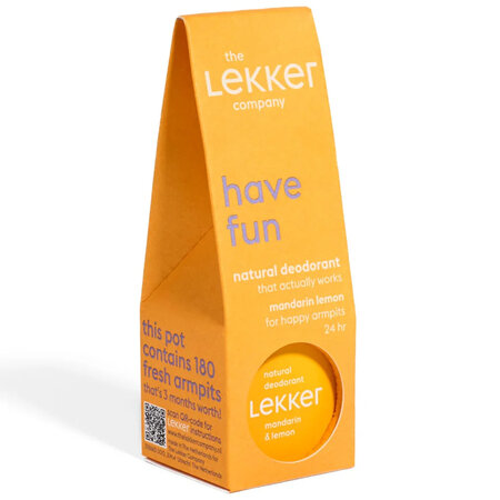 Deodorant natural crema mandarina si lamaie, 30 g, Lekker 669798