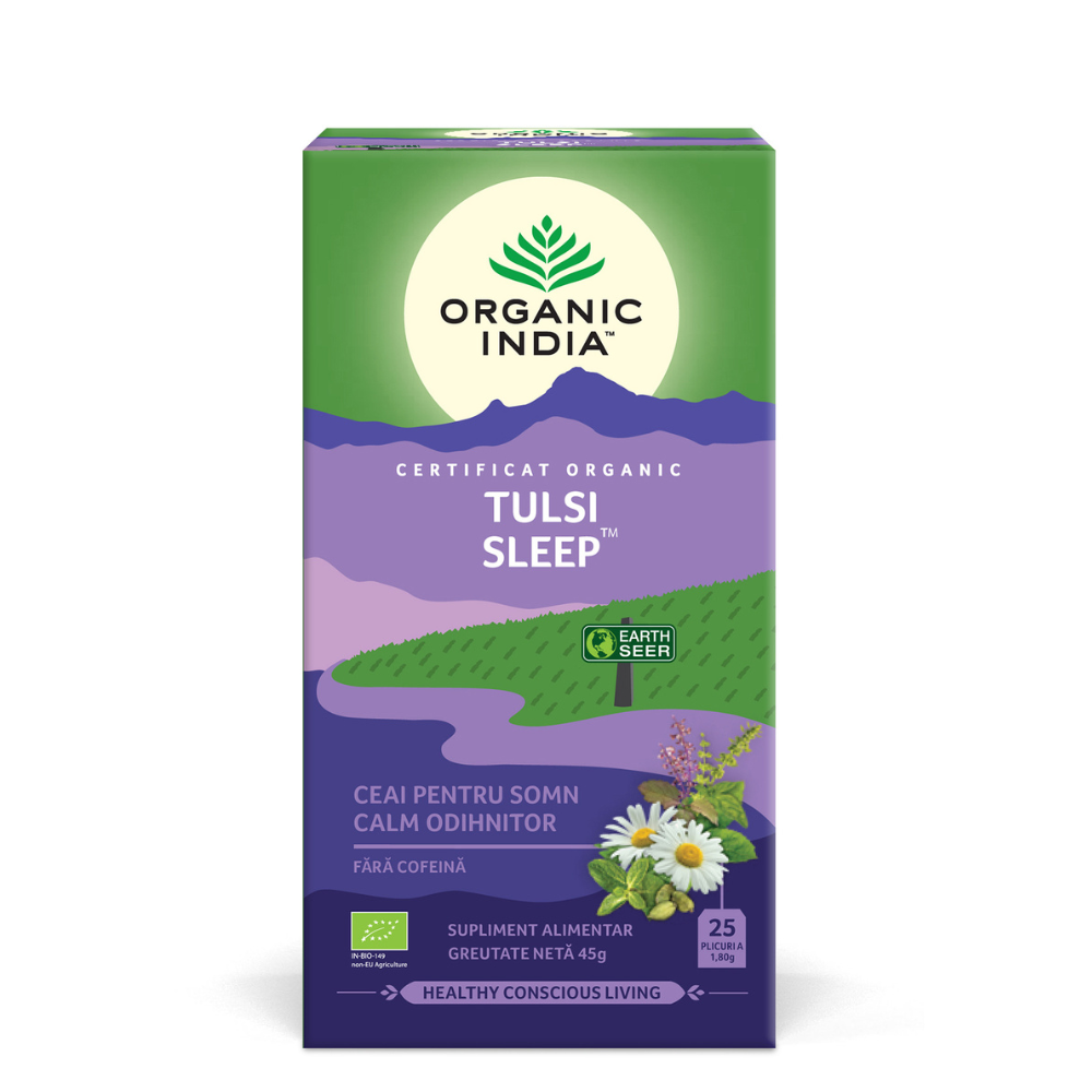 Ceai Bio Tulsi Sleep, 25 plicuri, Organic India