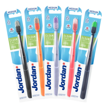 Periuta de dinti pentru adulti Clean Smile, Medium, Jordan 670319