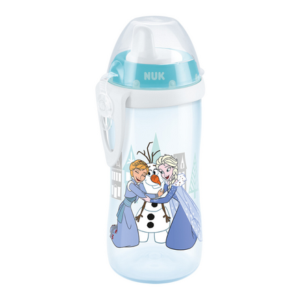 Cana cu cioc anti-curgere Printese Kiddy Disney Frozen, +12 luni, 300 ml, 1 bucata, Nuk 670336