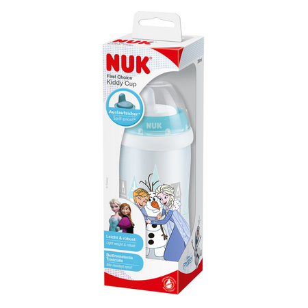 Cana cu cioc anti-curgere Kiddy Disney Frozen, +12 luni, 300 ml, 1 bucata, Nuk