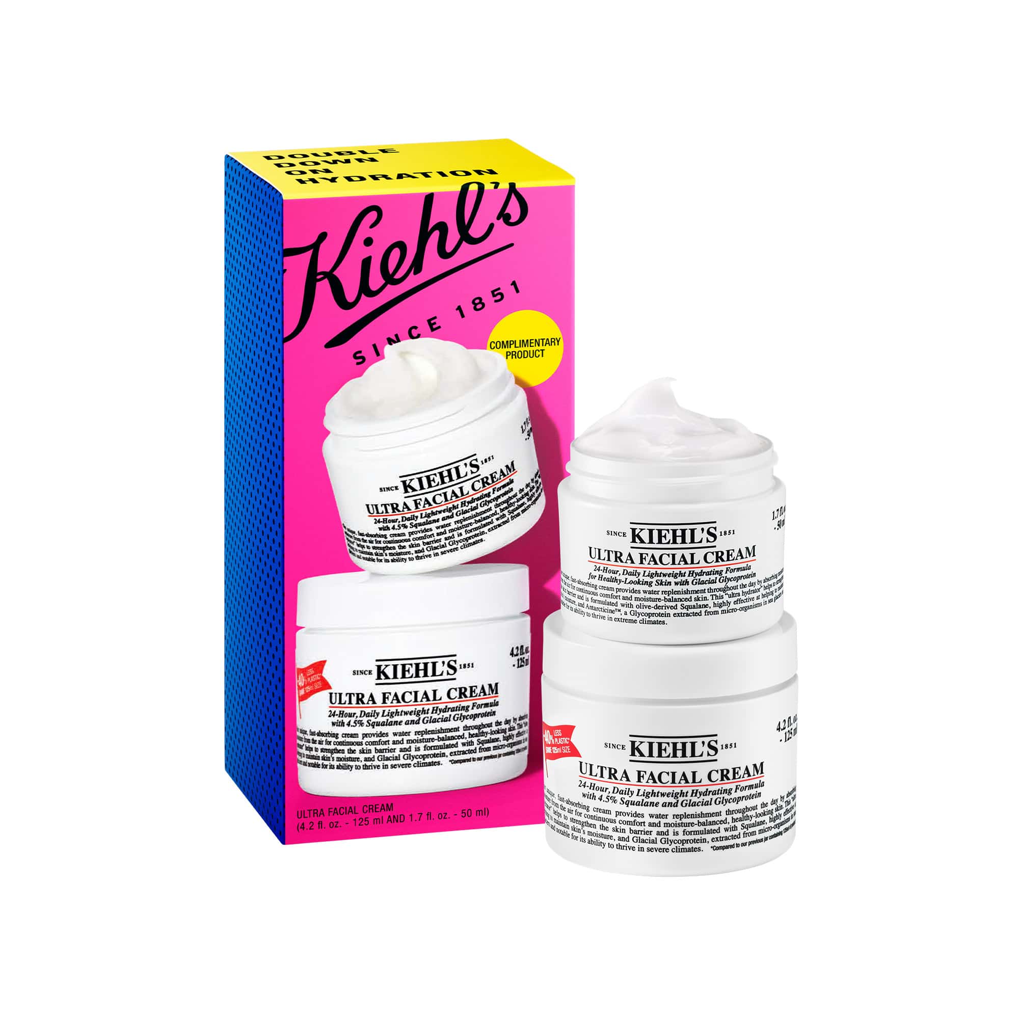 Set Double Down on Hydration, 125 ml+ 50 ml, Kiehl's