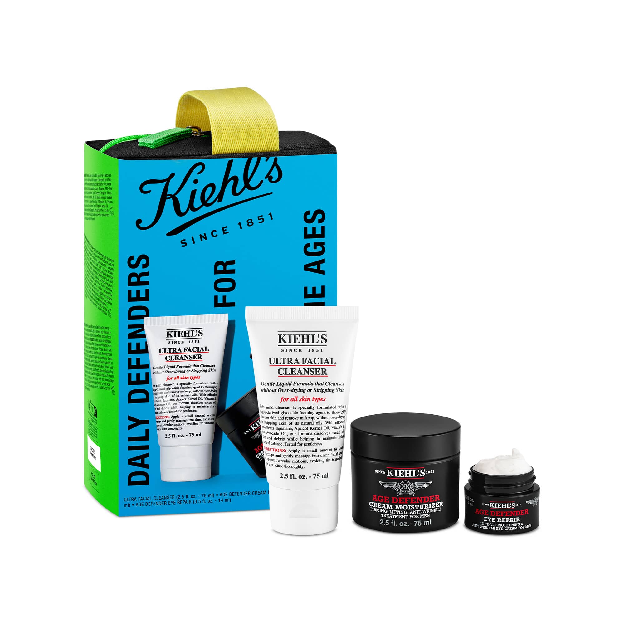 Set Daily Defenders for The Ages, 75 ml +75 ml +14 ml, Kiehl's