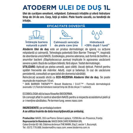 Ulei de dus Atoderm, 1 litru, derma 817305