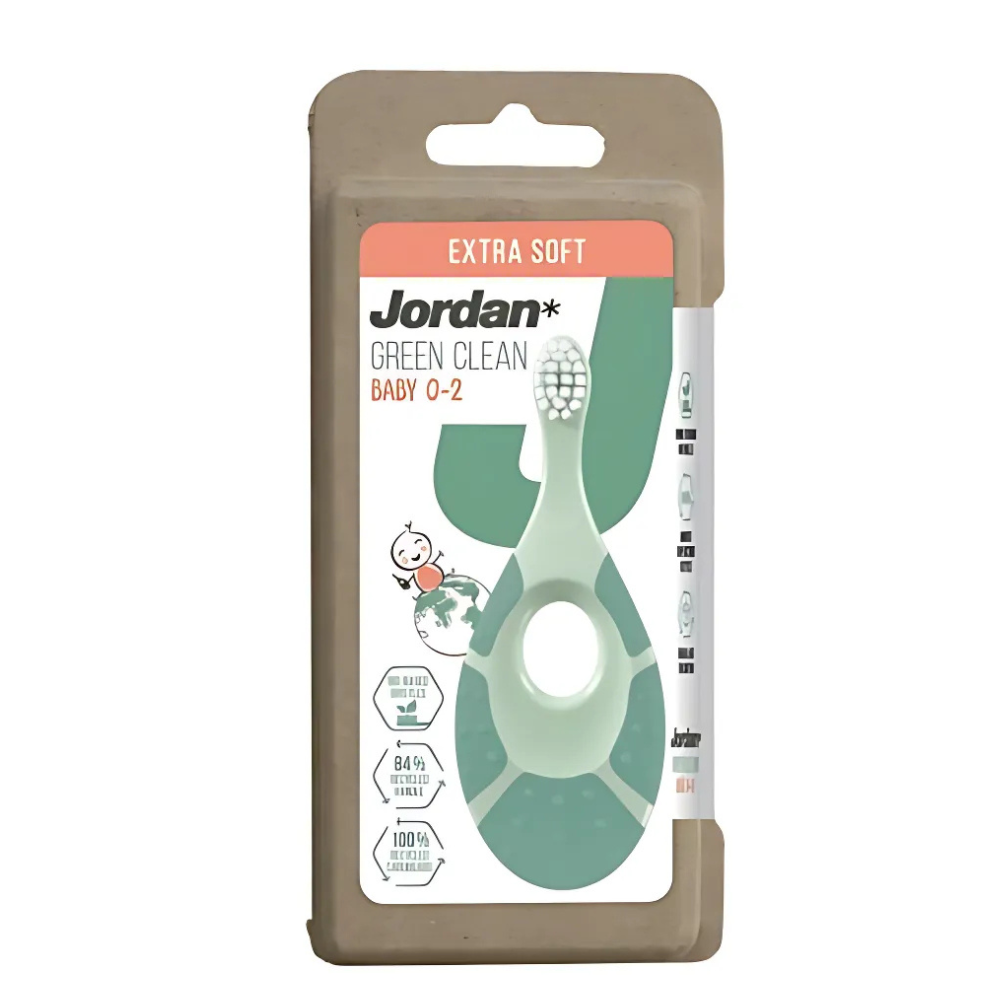 Set de dinti pentru copii Green Clean Baby, 0-2 ani, Extra Soft, Jordan