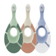 Periuta de dinti pentru copii Extra Soft Green Clean Baby, Diverse culori, 0-2 ani, 1 bucata, Jordan 670782