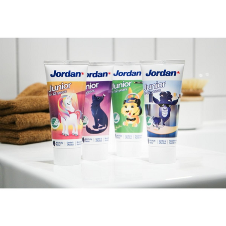 Pasta de dinti pentru copii, 6-12 ani, 50 ml, Jordan 670960