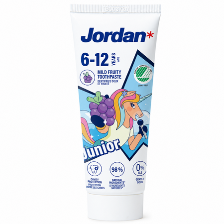 Pasta de dinti pentru copii, 6-12 ani, 50 ml, Jordan 794923