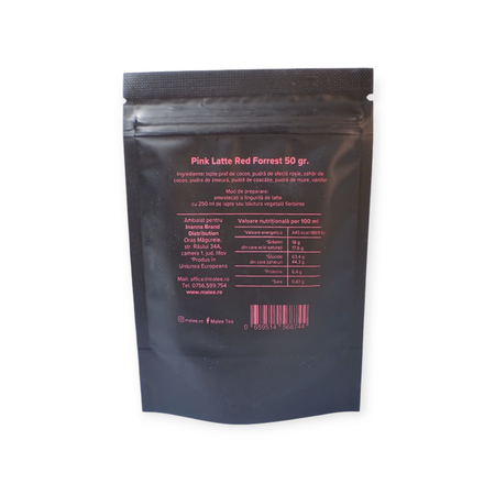 Ceai Pink Latte Red Forest, 50 g, Malee Tea 670986