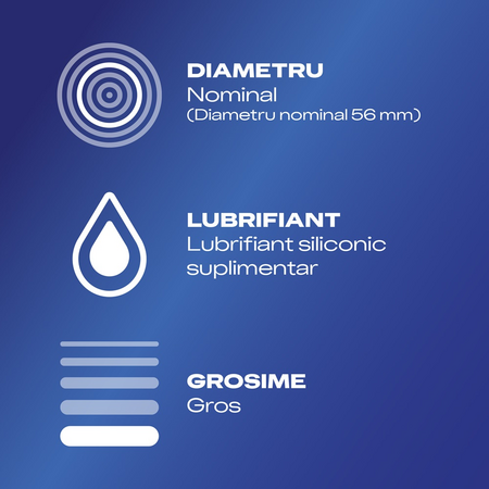 Prezervative Extra Safe, Regular Fit Normal, 6 bucati, Durex 671042