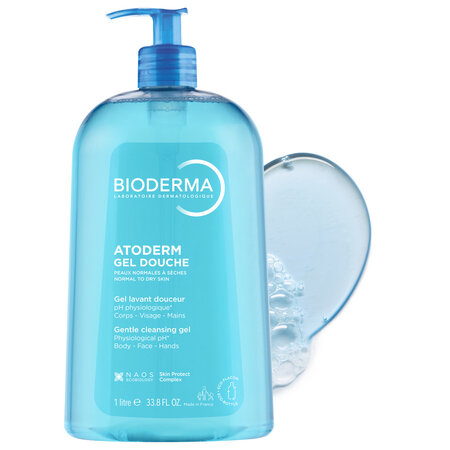 Gel de dus pentru piele uscata, sensibila si atopica Atoderm, 1000 ml, Bioderma 764727