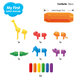 Joc magnetic Primele mele animale de safari, 18 piese, Smart Max 671172
