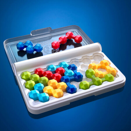 Joc de logica 120 provocari in limba romana IQ Twins, +7 ani, Smart Games 671420