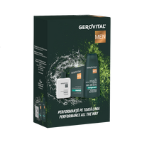 Pachet Lotiune dupa Ras Mentol si Gel de Dus Revigorant Men, 100ml + 400ml, Gerovital
