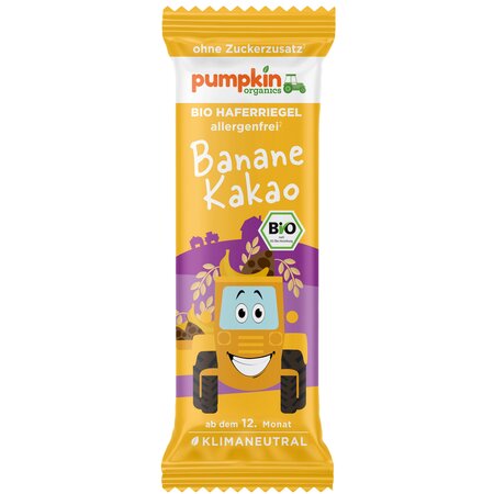 Baton Bio din ovaz cu banana si cacao, +12 luni, 20 g