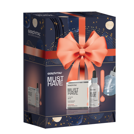 Pachet Ser Contur Ochi + Crema Hidratanta Must Have, 30 ml + 50 ml, Gerovital