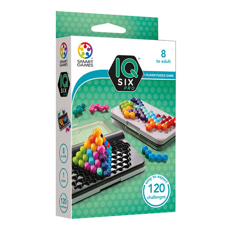 Joc de logica cu 120 provocari Editia Internationala IQ Six Pro, +6 ani, Smart Games