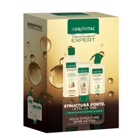Pachet Sampon + Masca + Ser Termoprotector Tratament Expert, 250ml + 150ml + 150ml, Gerovital