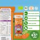 Baton Bio din ovaz cu morcov si portocala, +12 luni, 20 g, Pumpkin Organics 671406