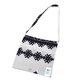 Traista din bumbac pentru colind, 22 x 22 cm, Steluta Alb/Albastru, Baltic Bebe 671448