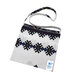 Traista din bumbac pentru colind, 22 x 22 cm, Steluta Alb/Albastru, Baltic Bebe 671449