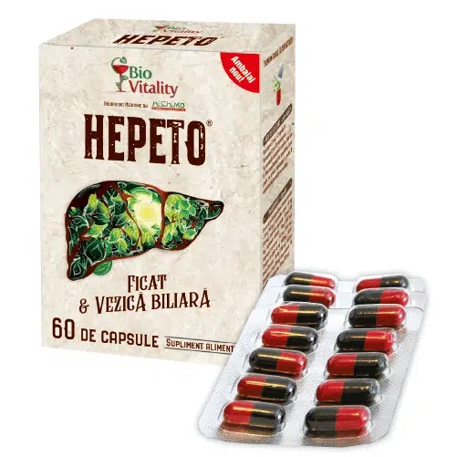 Supliment alimentar Hepeto, 60 capsule, Bio Vitality