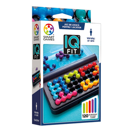 Joc de logica 120 provicari limba romana Iq Fit, +6 ani, Smart Games