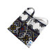 Traista din bumbac pentru colind, 22 x 22 cm, Alb/Albastru, Baltic Bebe 671489
